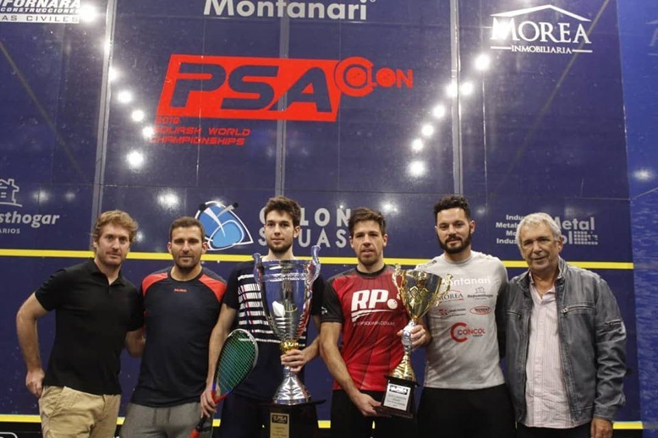 El intendente Ricardo Casi estuvo presente este sábado 18 de mayo en la final del Tour de las Américas Colón de Squash. El francés Auguste Dussourd se impuso al argentino Robertino Pezzota.