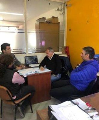 Por la obra de ampliación de la red de gas natural, en la mañana de este miércoles 17 de julio el encargado de Presupuesto municipal, Diego Bastianelli, mantuvo una importante reunión en la Cooperativa Eléctrica Colón.