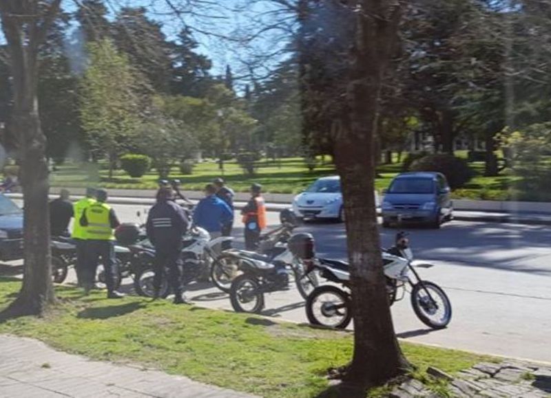 El objetivo fue disminuir la velocidad de las motos.