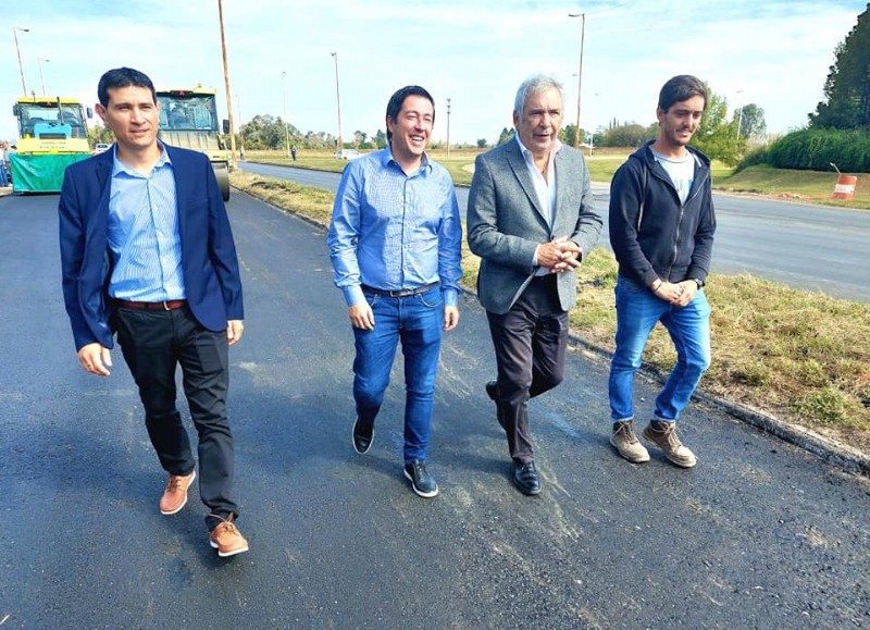 El ministro de Infraestructura y Servicios Públicos de la Provincia de Buenos Aires, Leonardo Nardini, fue recibido por el intendente Ricardo Casi.
