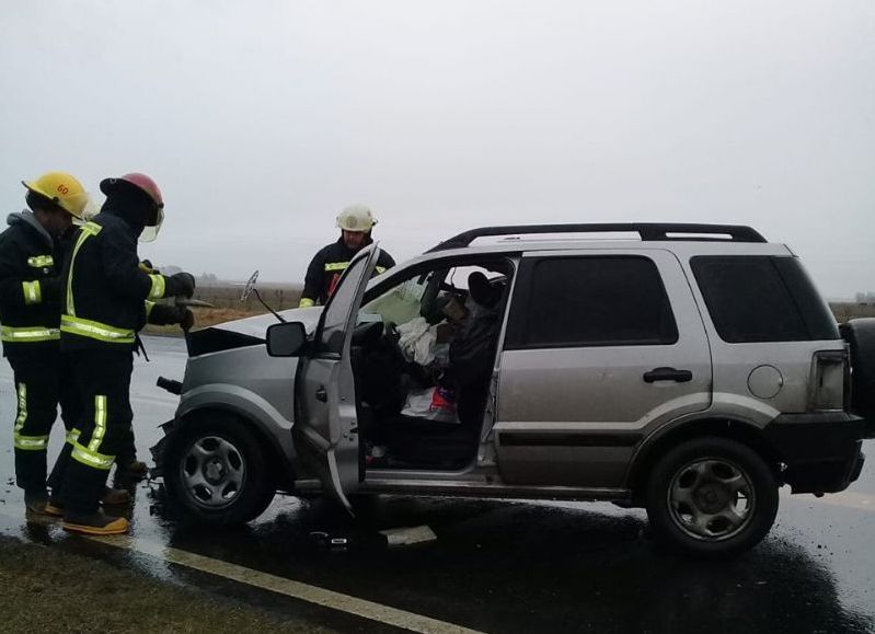 Fue protagonizado por un camión y una camioneta.