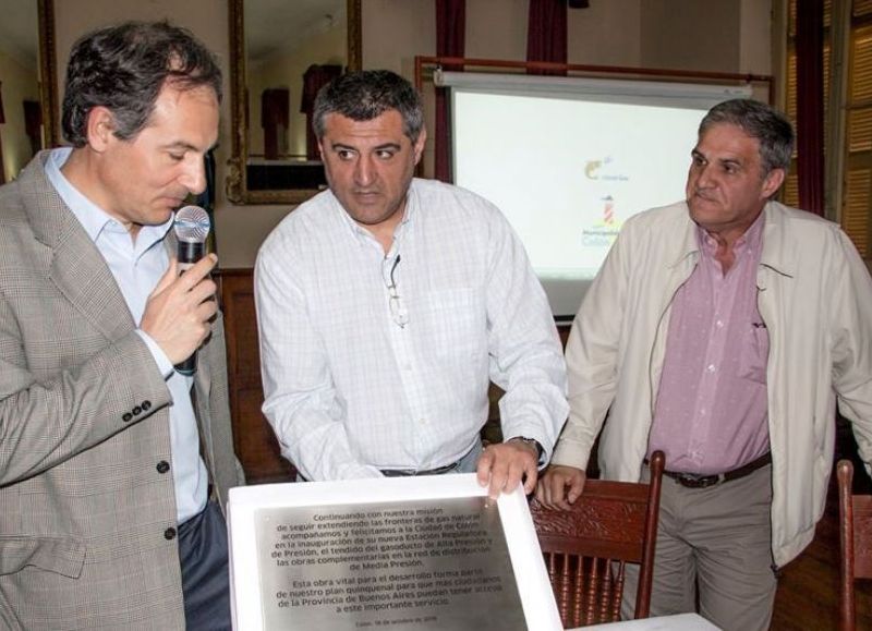 Inauguración de la obra.