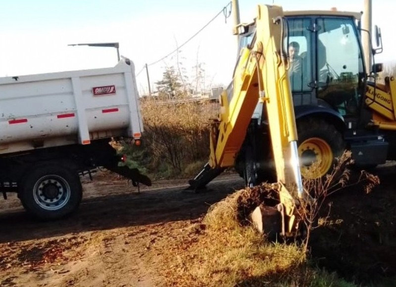 Los trabajos fueron ejecutados por el personal de la Secretaría de Obras Públicas.