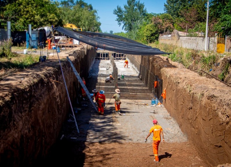 Los trabajos están situados en la zona de 42 y 3, trasladándose los mismos hacia ruta nacional N 8.