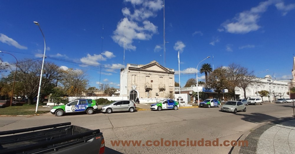 Intervención policial.