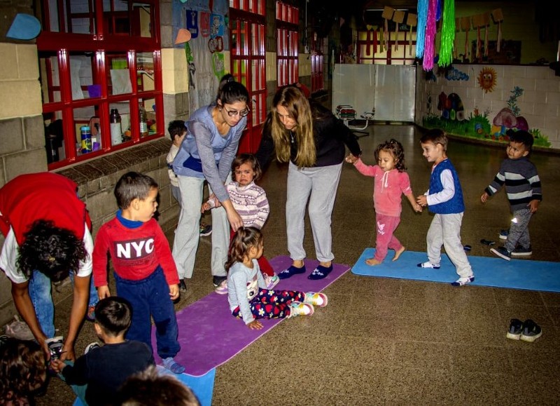 Imagen del Jardín Maternal Personitas, a cargo de la profesora Florencia Chivel.