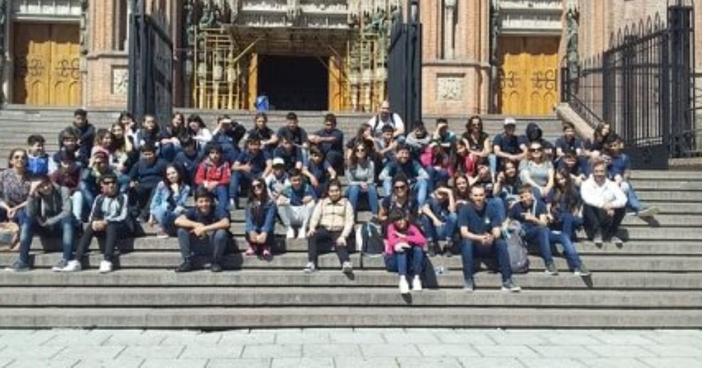 Foto grupal en la Catedral.