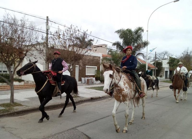 Tradicional desfile.