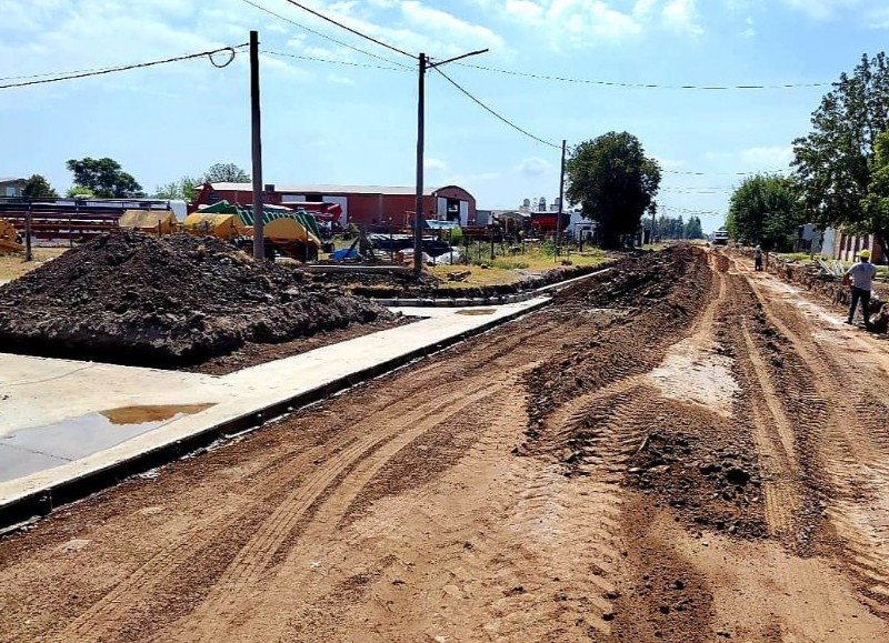 Los trabajos se realizan con fondos municipales.