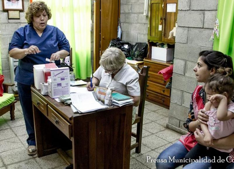 Operativo en el jardín maternal.