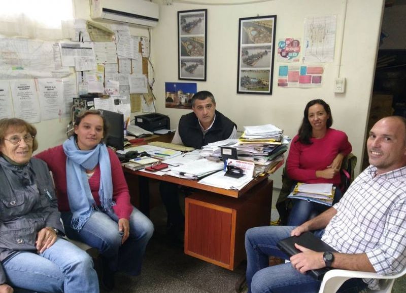 Un pasaje de la primera reunión de coordinación.