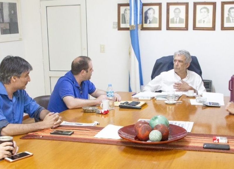 Encuentro en el Palacio Municipal.