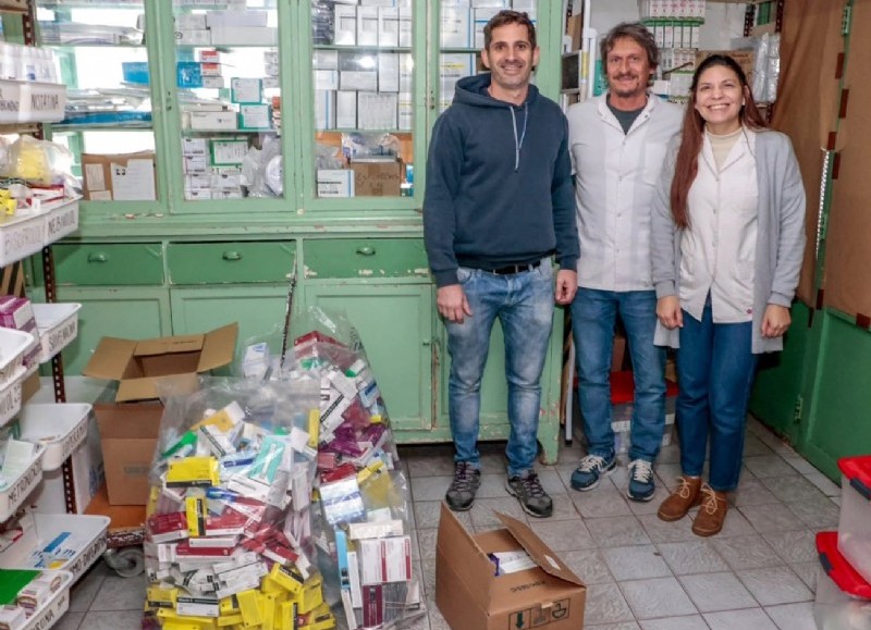 En la quinta entrega desde el inicio del programa, farmacéuticos locales donaron fármacos en buen estado y reutilizables por un valor de 17.579.544 pesos.