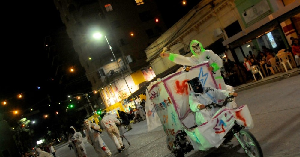 Imágenes del corso en la vecina ciudad.