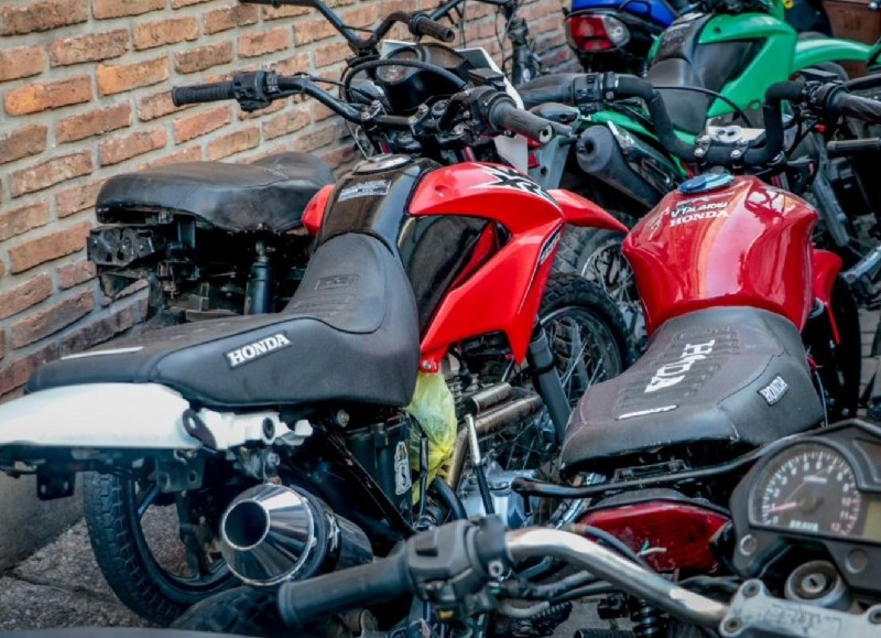 El municipio secuestró una importante cantidad de motos que circulaban en infracción