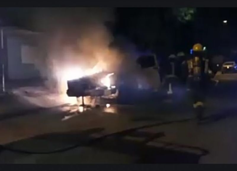 Intervinieron los Bomberos.