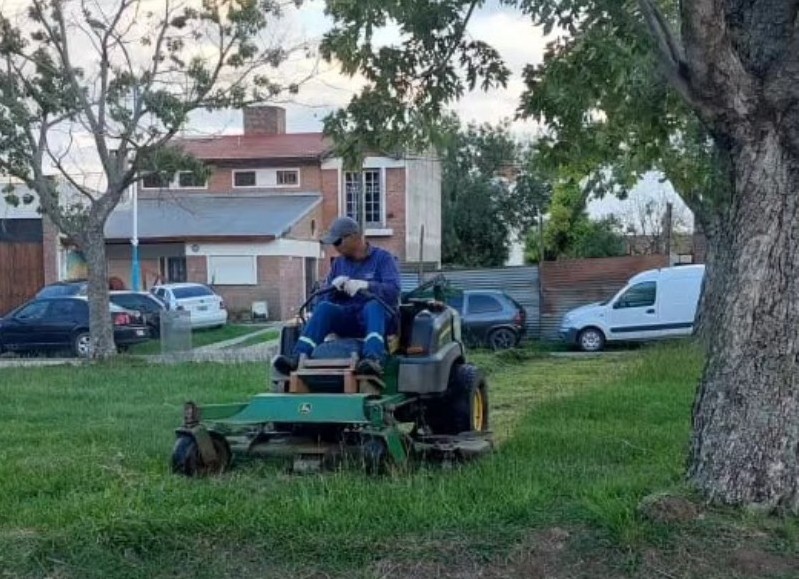 Se realizaron diversas tareas en múltiples puntos del distrito, pese a las malas condiciones climáticas.