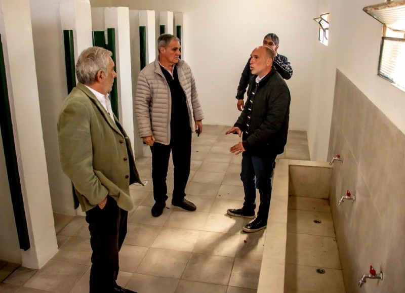 También finalizaron las obras de reacondicionamiento del baño y duchas públicas en ese mismo sector de camping.