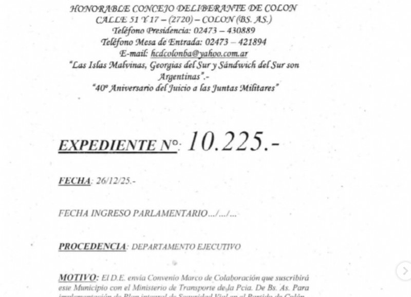 Sociedad Activa se opone al convenio por el Plan Integral de Seguridad Vial y cuestiona la implementación de fotomultas