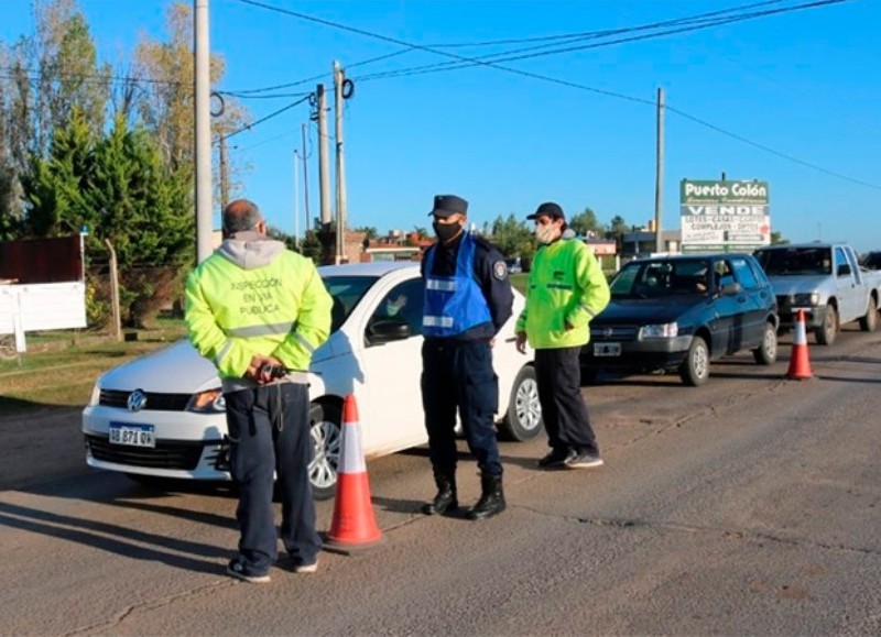 Desde este lunes se retiran los controles de ingreso a la ciudad dispuestos oportunamente por la Municipalidad de Colón.