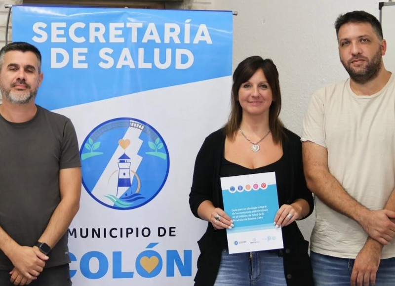 Marcela Mendoza se reunió con el secretario local de Salud, Leandro Mendoza, y el director de Salud Mental, Mario D’Angelo.
