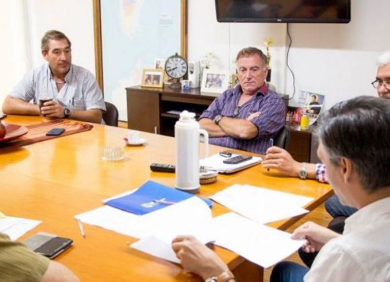 Encuentro en el Palacio Municipal.