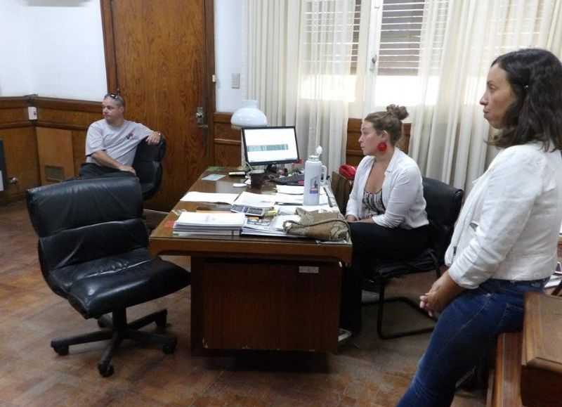 Reunión organizativa en el Palacio Municipal.