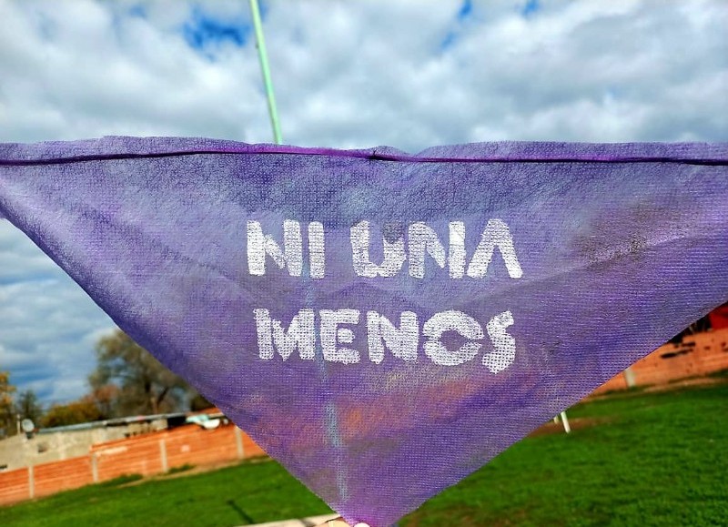 Acciones de promoción en la calle por el aniversario de "Ni Una Menos"