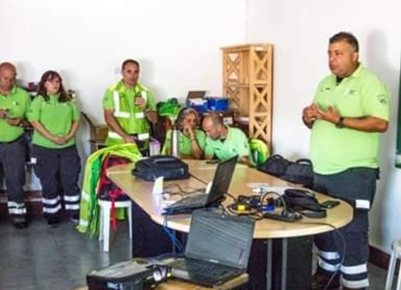 Actividad en el Hospital Municipal.