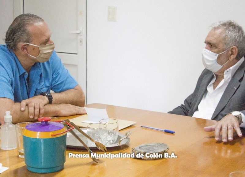 Reunión entre Ricardo Casi y Sergio Berni.