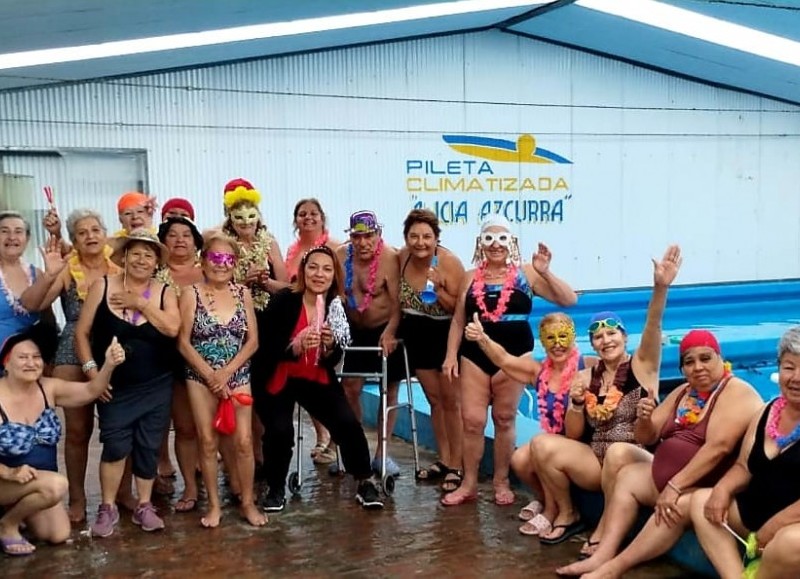 El cierre de actividades tuvo lugar en el natatorio climatizado "Alicia Azcurra" del Club Alianza.