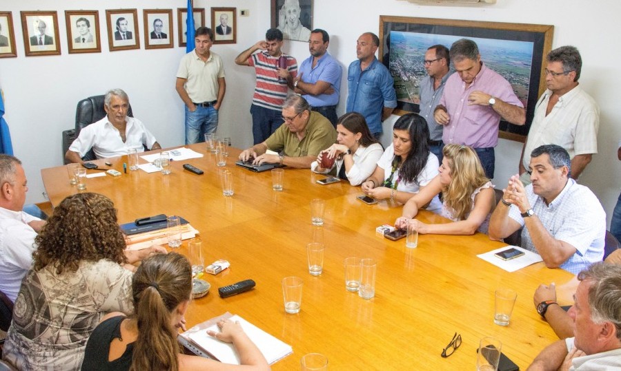 Encuentro en la sede del Ejecutivo.