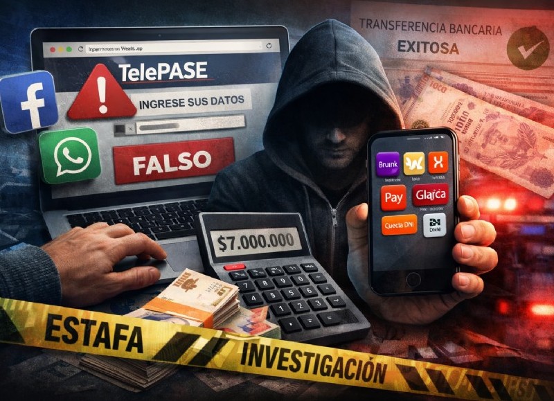 Estafados por Facebook: un vecino perdió más de 7 millones