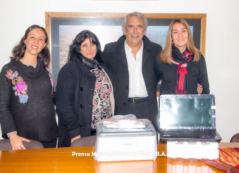 Acto en el Palacio Municipal.