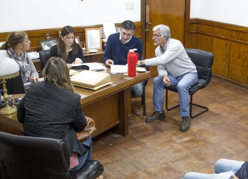 Acto en la comuna.