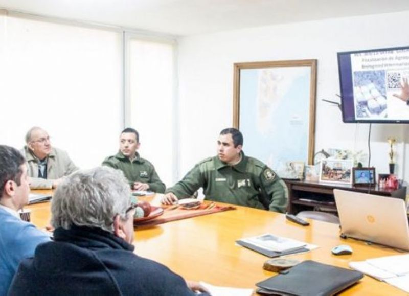 Reunión en la Municipalidad.