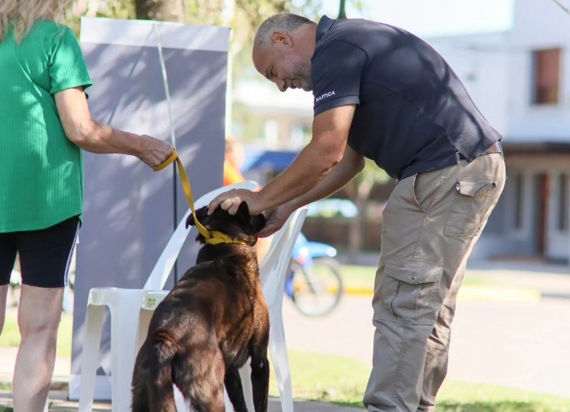 La inoculación fue llevada a cabo por la Dirección de Zoonosis, y se les otorgó certificado e información a quienes participaron con sus mascotas.