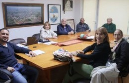 Giordano recibió a integrantes del Centro de Jubilados