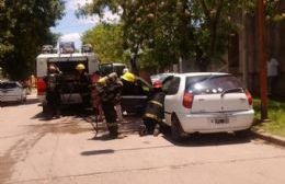 Salidas simultáneas de los bomberos