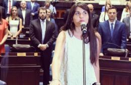 Por "Néstor y Cristina", Fernanda Díaz juró como diputada