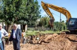 El intendente recorrió las obras de Sol de Mayo y Nacional