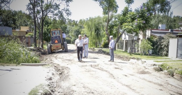 Intervención en Barrio Mangrullo con fondos genuinos de la Municipalidad