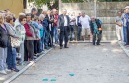 Torneo de tejo en las flamantes canchas de Plaza Mitre