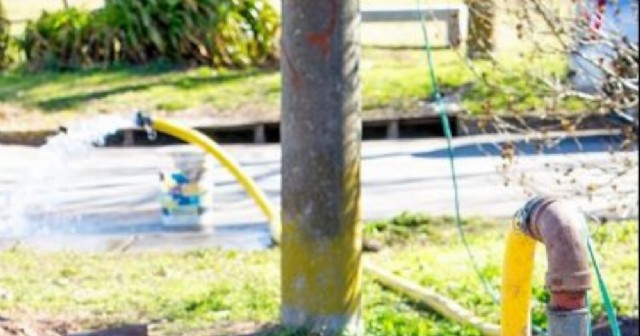 Avanza la obra de agua en el Barrio 150 Viviendas