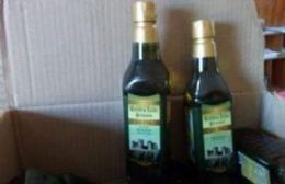 Decomiso de aceite de oliva