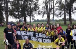 Equipo femenino de Racing Club campeón en Wheelwright