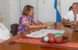 El intendente recibió a integrantes de la Cooperadora del Hogar de Ancianos