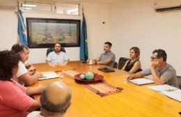 Las autoridades locales recibieron a integrantes de Estrellas Amarillas