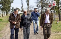 Antes de la reapertura, las autoridades recorrieron el Lago