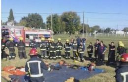 Bomberos de Ferré: Capacitación sobre rescate vehicular